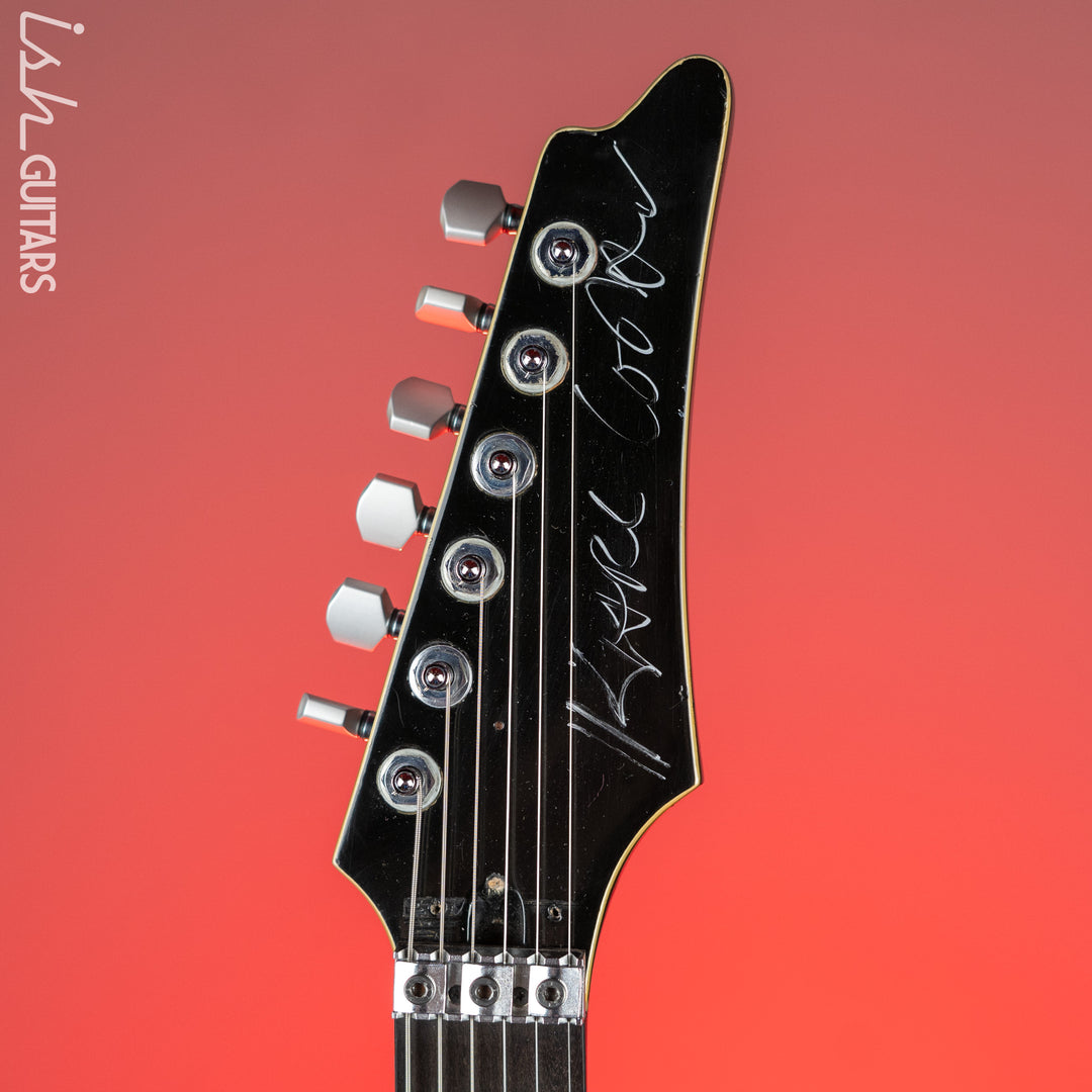 1986 Ibanez DT-500 Black - Signed &amp; Owned/Stage Played by Karl Logan (Manowar)