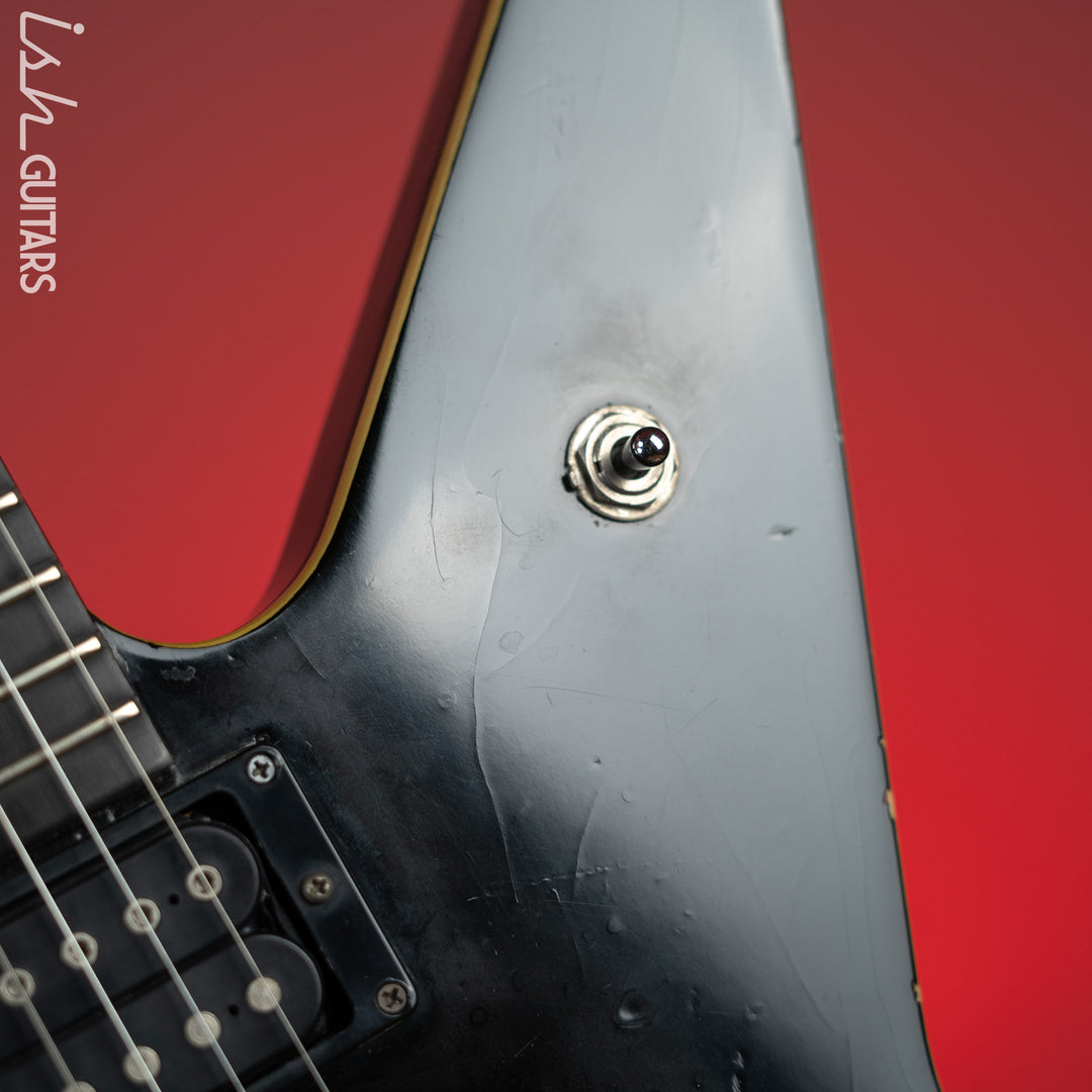 1986 Ibanez DT-500 Black - Signed &amp; Owned/Stage Played by Karl Logan (Manowar)