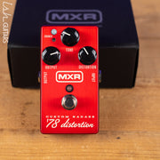 MXR M78 Custom Badass '78 Distortion Guitar Pedal Red