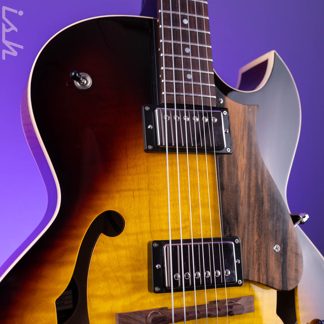 Heritage H-575 Hollowbody Guitar Original Sunburst Demo