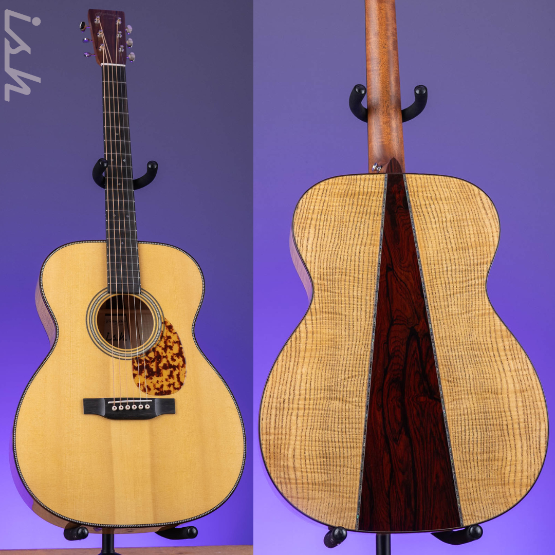 Martin Custom Shop OM-28 Style European Spruce w/ Curly Ash Back &amp; Sides