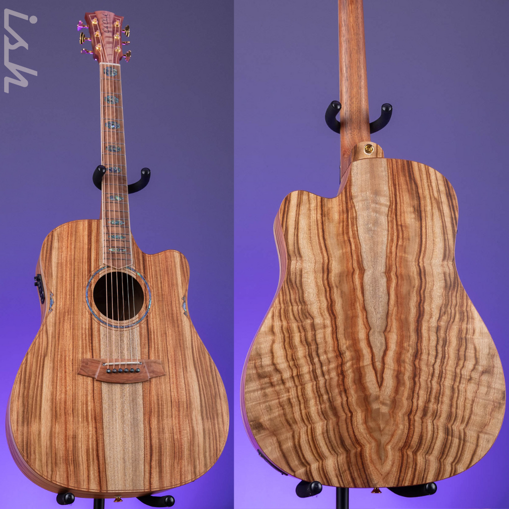 Cole Clark FL3EC-CLCL Acoustic-Electric Guitar Camphor Laurel