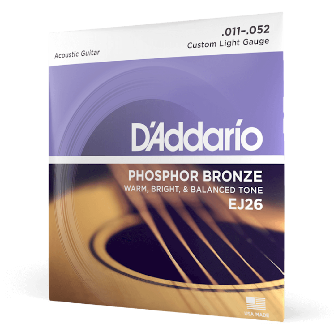 D’Addario Acoustic Strings Coated Phosphor Bronze 11/52 EXP26
