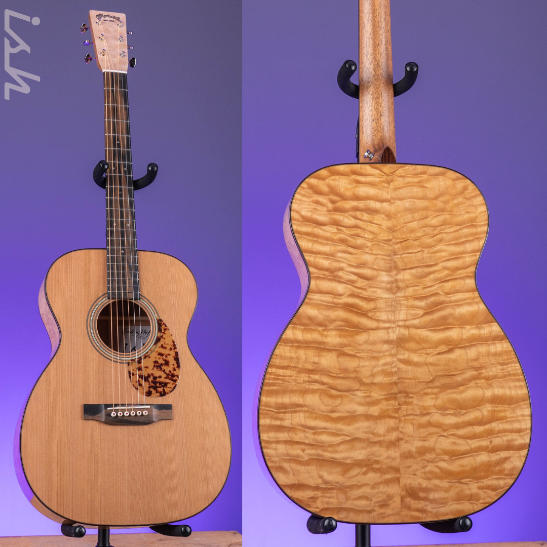 Martin Custom Shop 00-28 Style Western Red Cedar w/ Premium Quilted Maple Back &amp; Sides