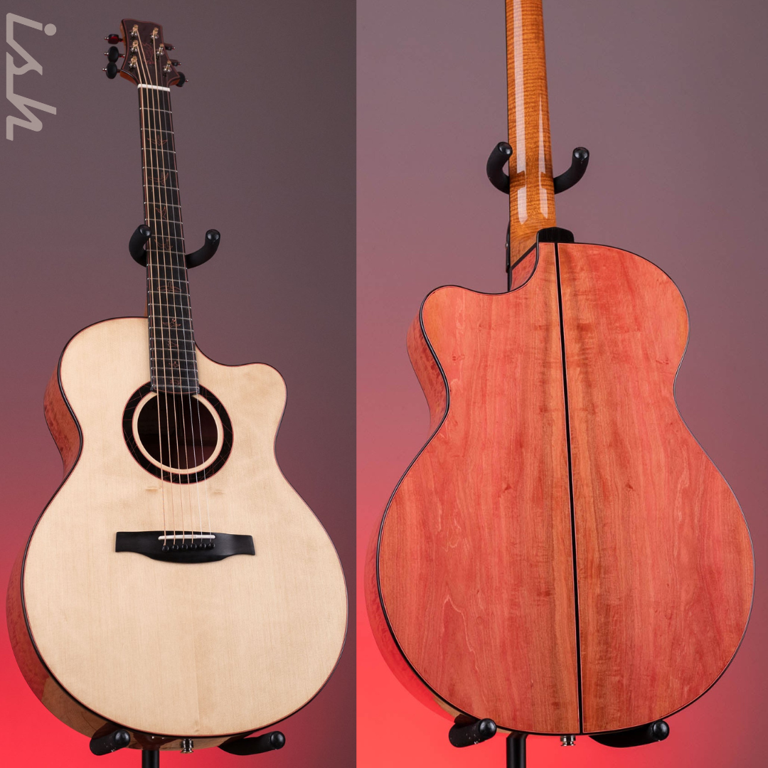 PRS Private Stock Angelus Acoustic Pink Ivory Back &amp; Sides