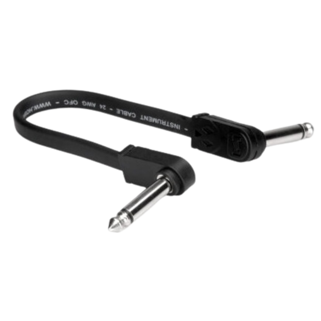 cfp pedale Hosa CFP Right Angle Flat Guitar Patch Cable 6 Inches