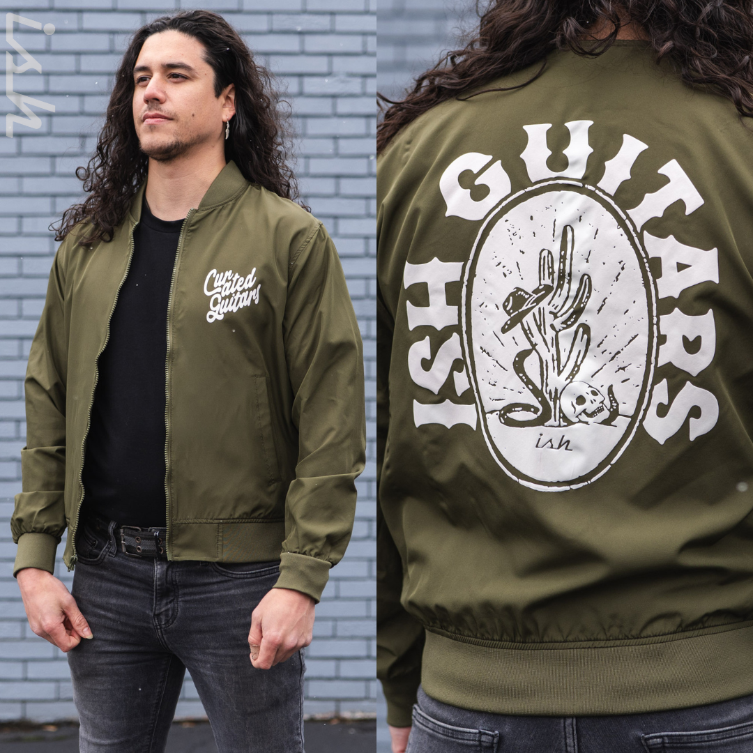 Ish Cactus Lightweight Bomber Jacket