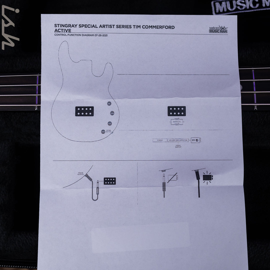 Ernie Ball Music Man Tim Commerford Artist Series StingRay Xavier Green (1 of 50)