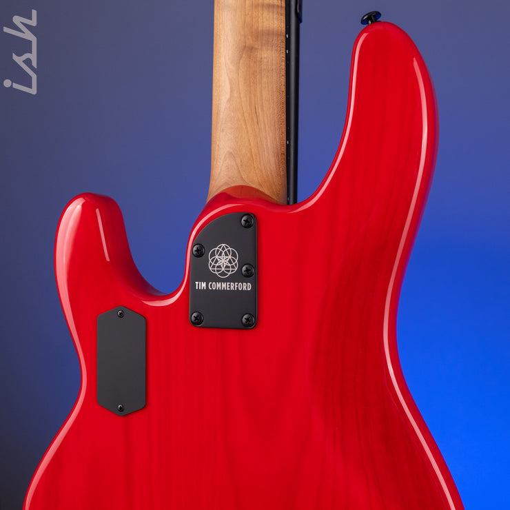 Ernie Ball Music Man Tim Commerford Artist Series StingRay Bass Caliper Red