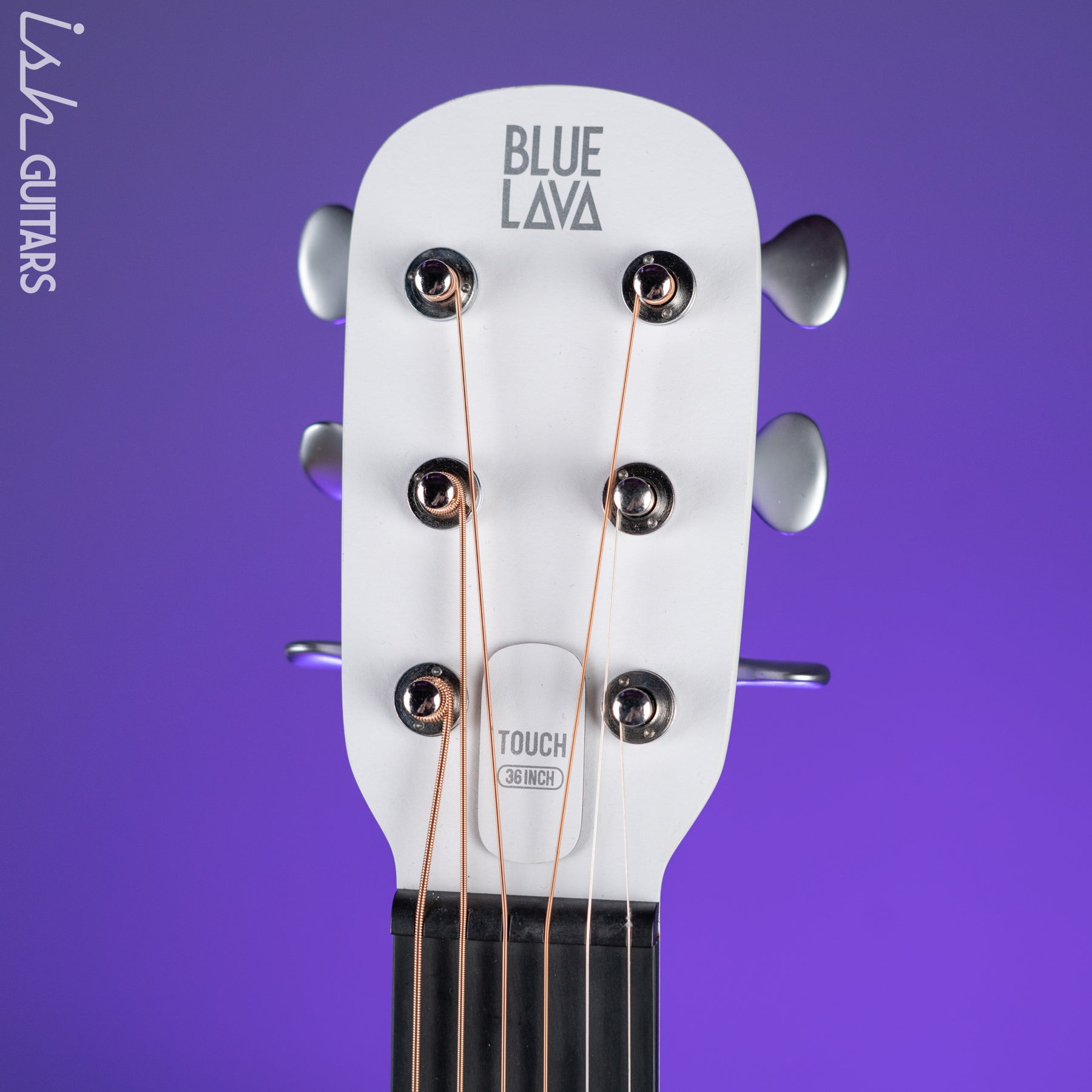 Lava Music Blue Lava Smart Acoustic Guitar Sail White w/ Airflow