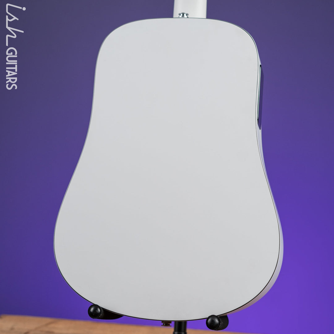 Lava Music Blue Lava Touch Smart Acoustic Guitar Sail White w/ Lite Bag Demo