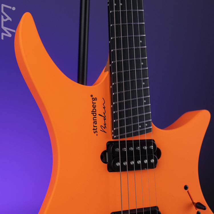 Strandberg Boden Standard NX 6 Tremolo Neon Orange – Ish Guitars