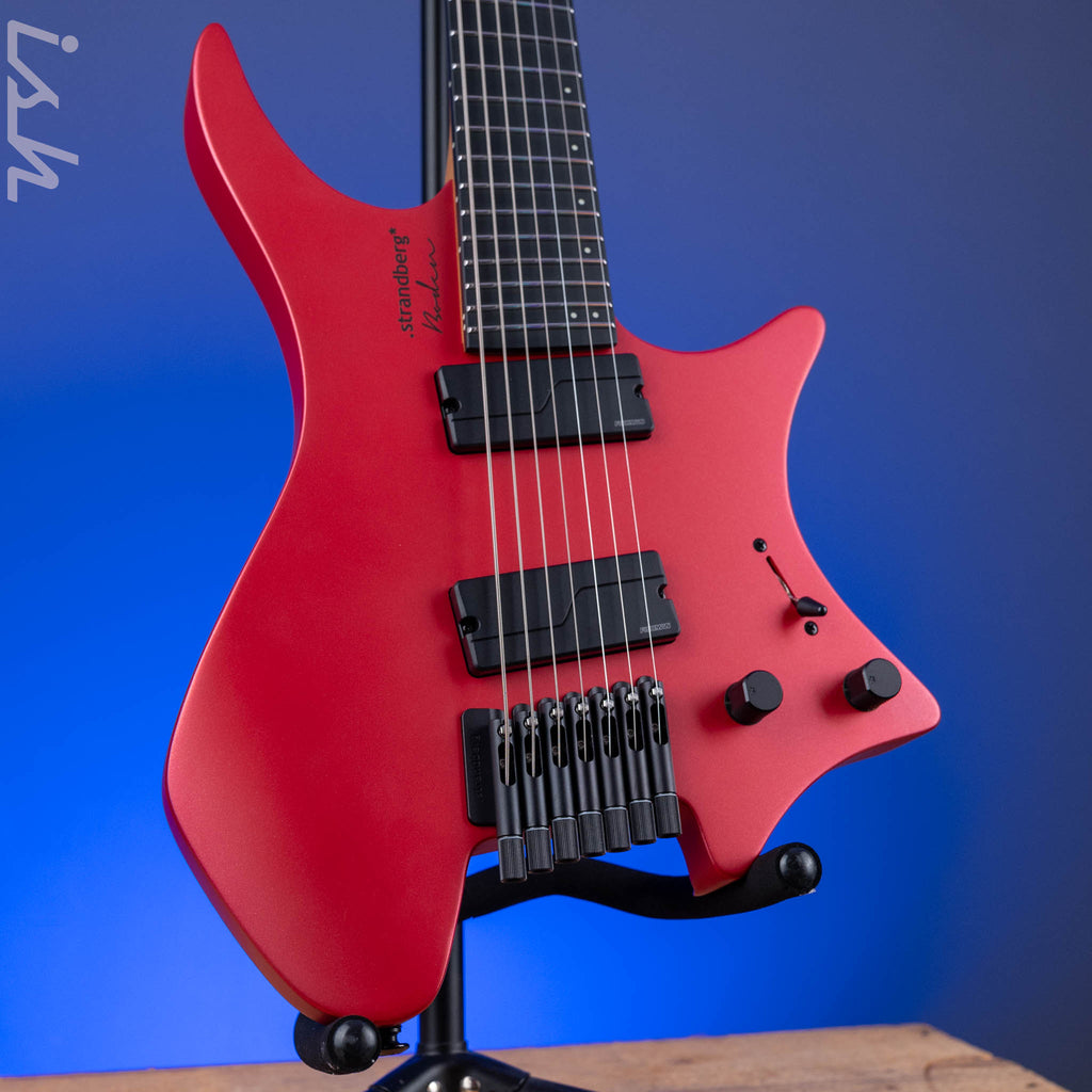 Strandberg Boden Metal NX 7 Blood Red – Ish Guitars