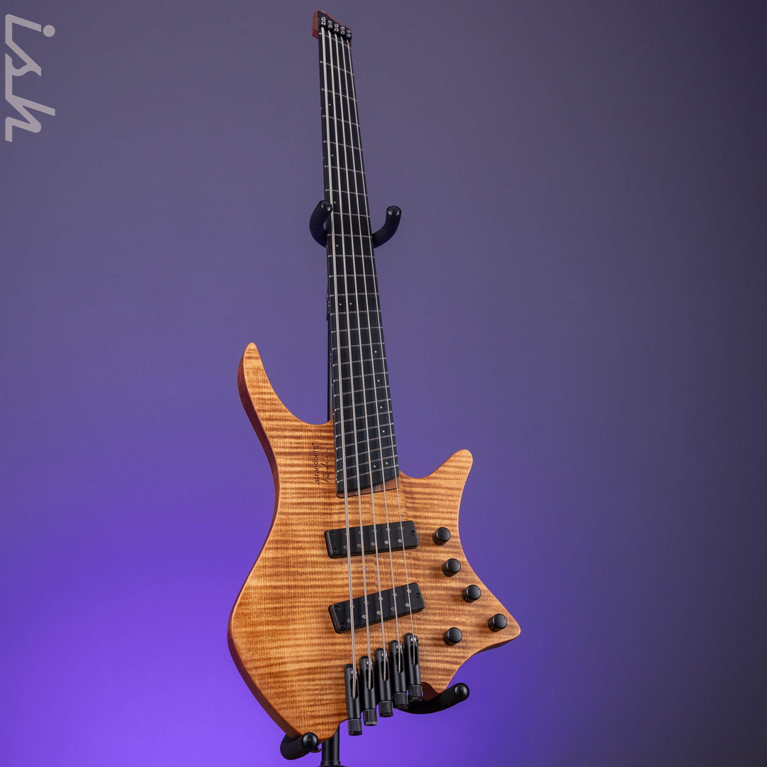 Strandberg Boden Bass Prog 5 Brown Richlite Fretboard