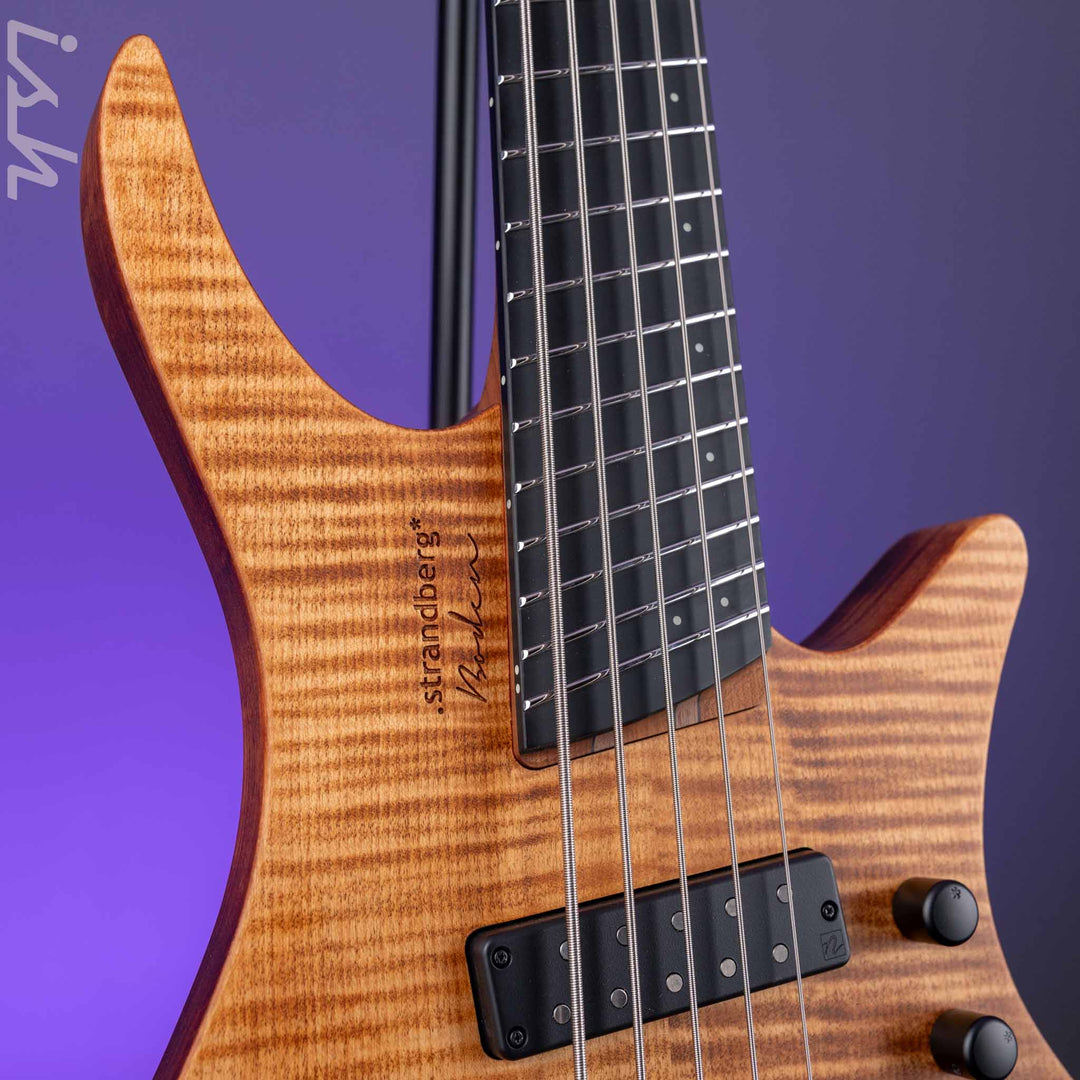 Strandberg Boden Bass Prog 5 Brown Richlite Fretboard