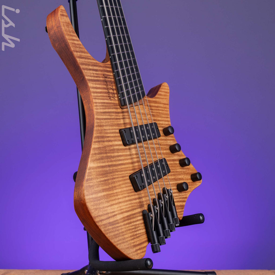 Strandberg Boden Bass Prog 5 Brown Richlite Fretboard