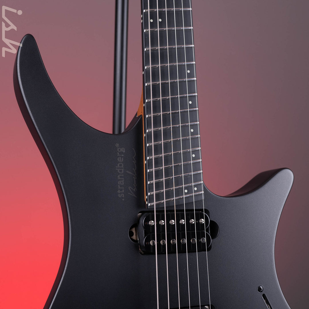 Strandberg Boden Metal NX 6 Tremolo Black Granite – Ish Guitars