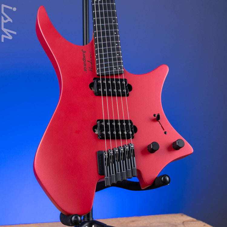 Strandberg Boden Metal NX 6 Blood Red – Ish Guitars