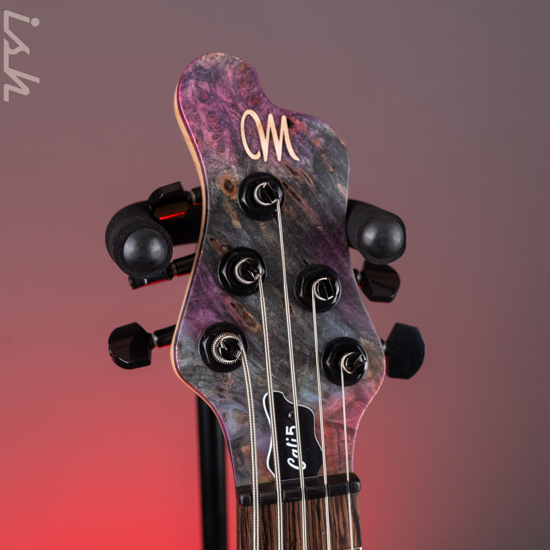 Mayones Cali 5 Mini Bass Buckeye Burl Wenge Fretboard Custom Color