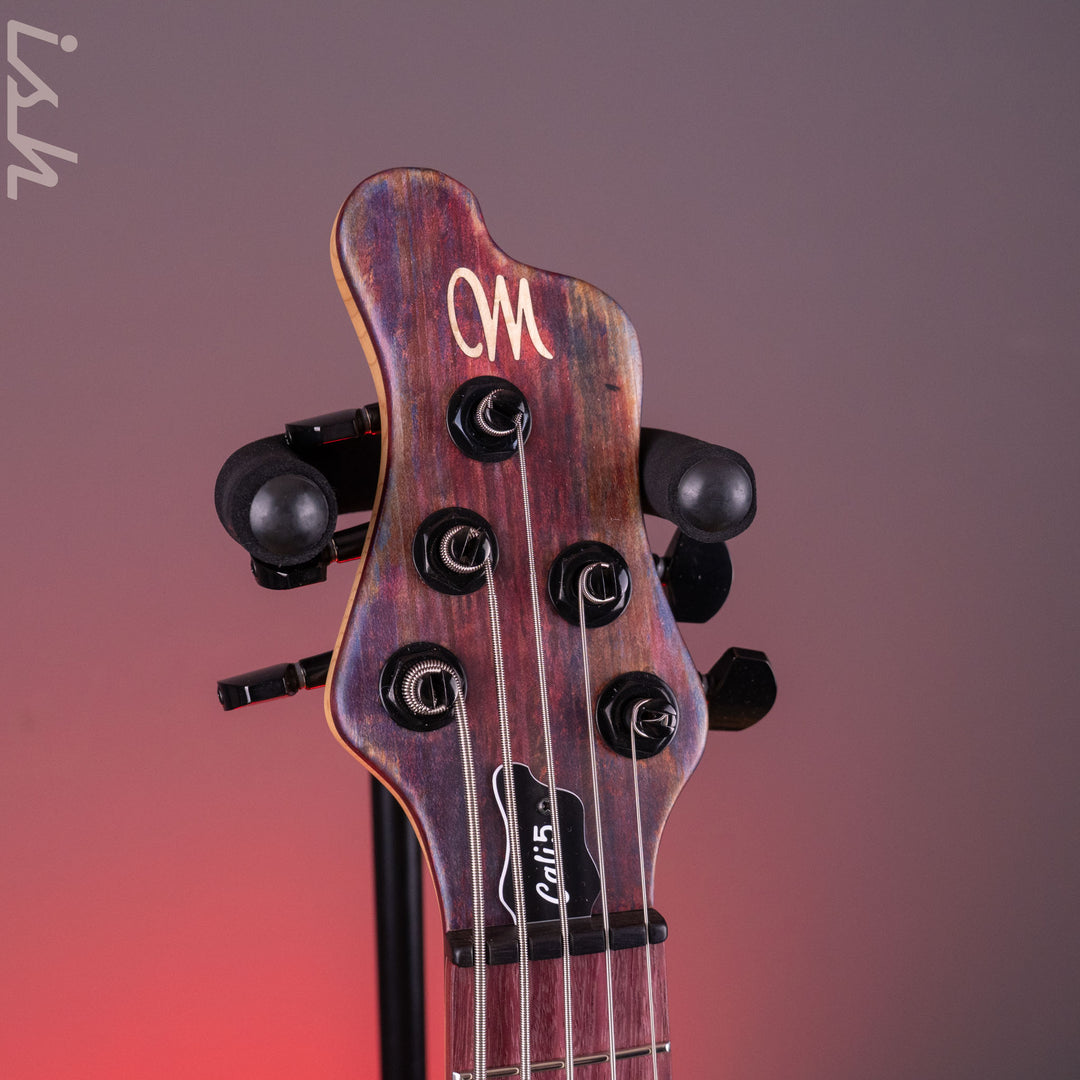 Mayones Cali 5 Mini Bass Spalted Maple Purpleheart Fretboard Custom Color
