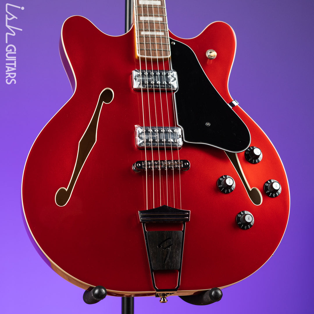 2014 Fender Modern Player Coronado II Candy Apple Red – Ish Guitars