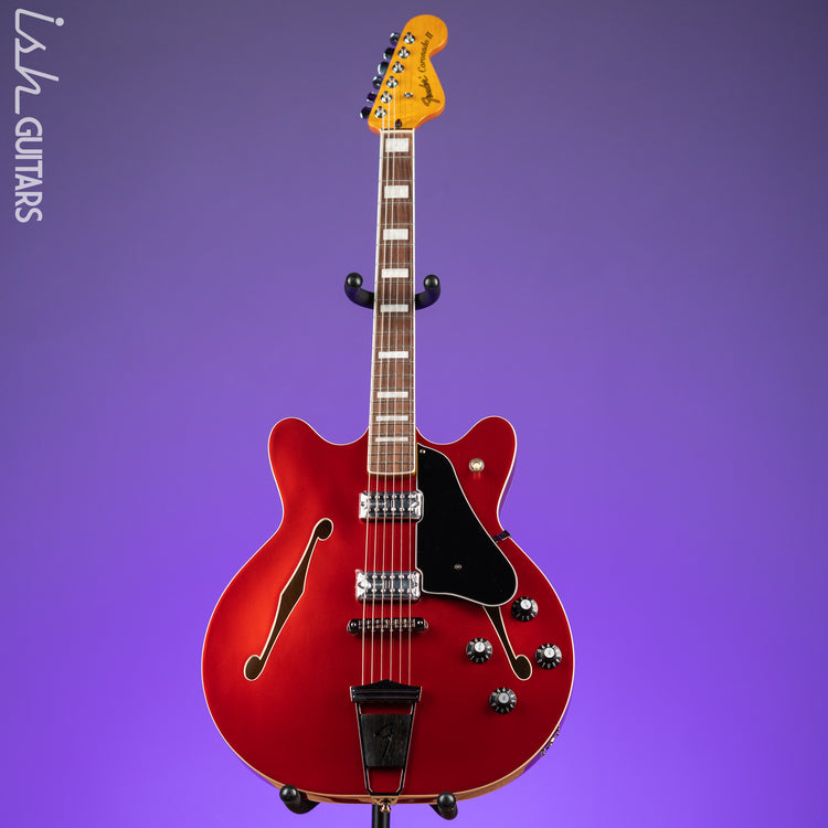2014 Fender Modern Player Coronado II Candy Apple Red – Ish Guitars