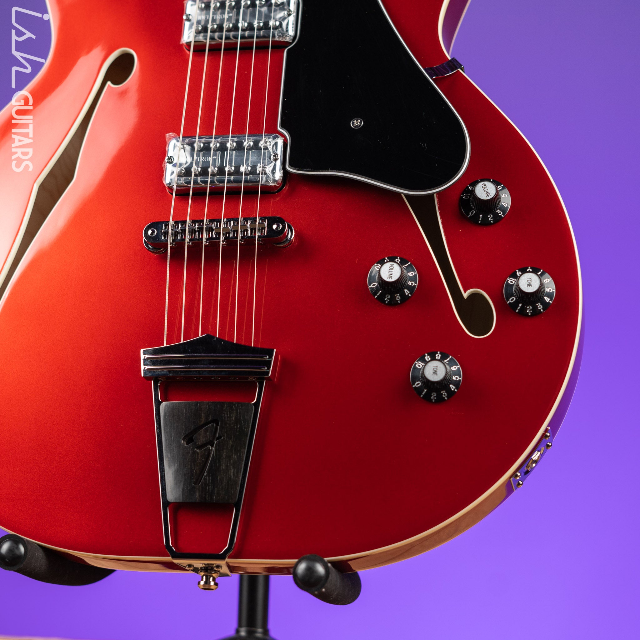 2014 Fender Modern Player Coronado II Candy Apple Red – Ish Guitars