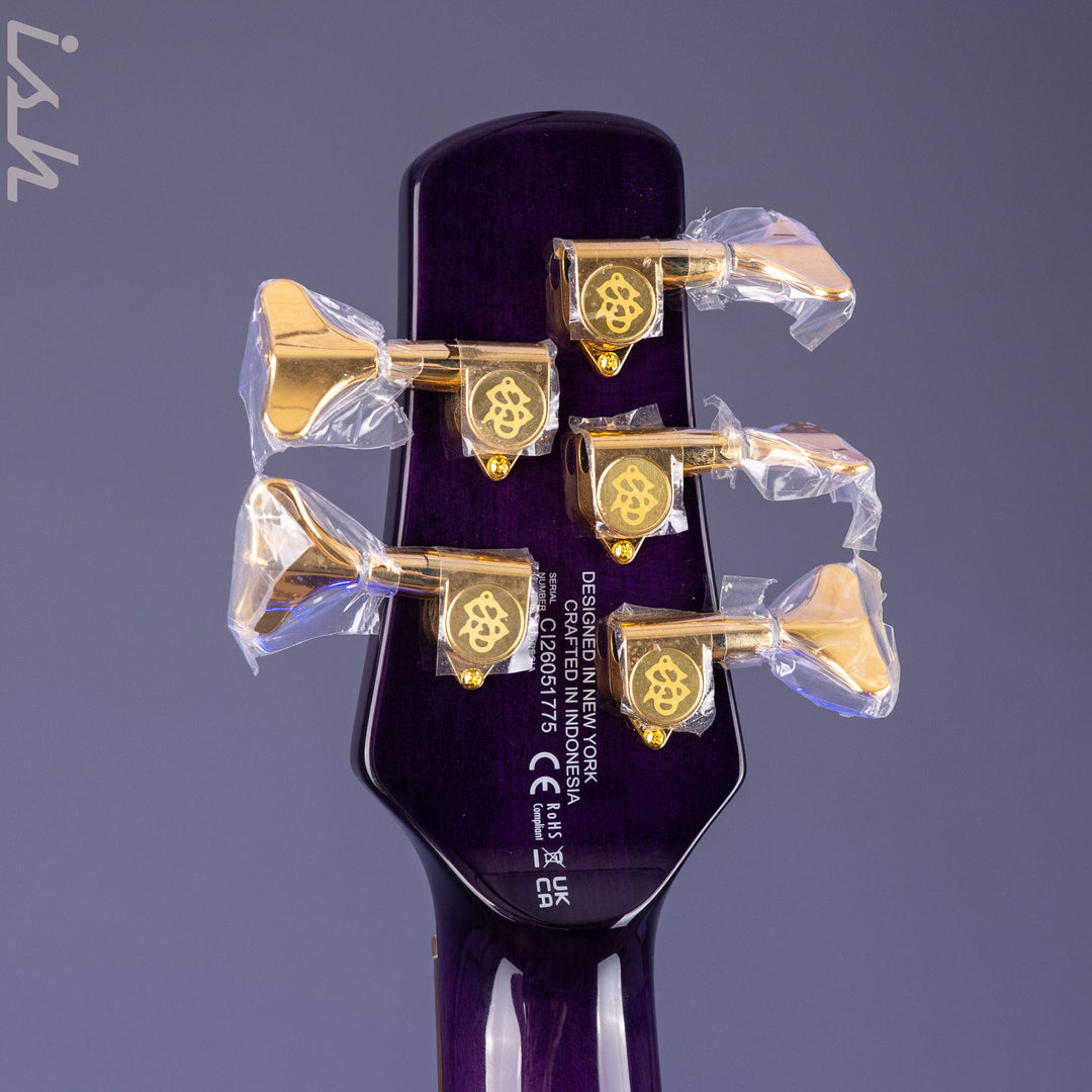 Spector ICON NS-5 Neck Through Purple Cherry *New Release*