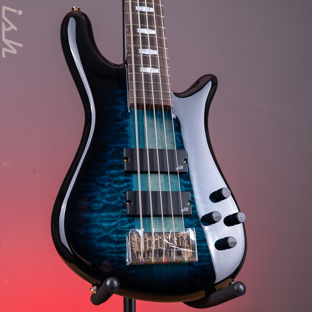 Spector ICON NS-5 Neck Through Black and Blue *New Release*
