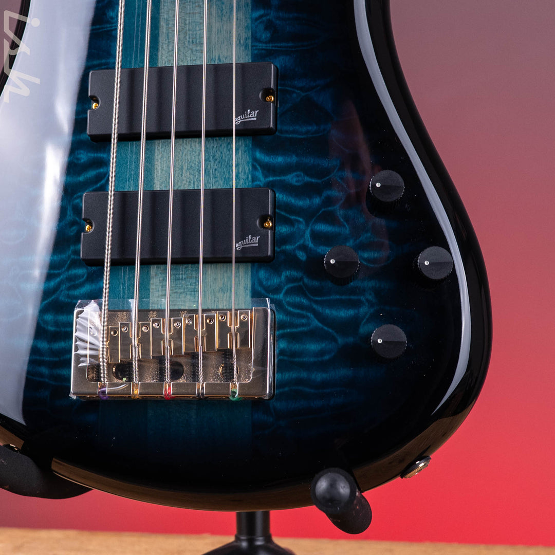 Spector ICON NS-5 Neck Through Black and Blue *New Release*