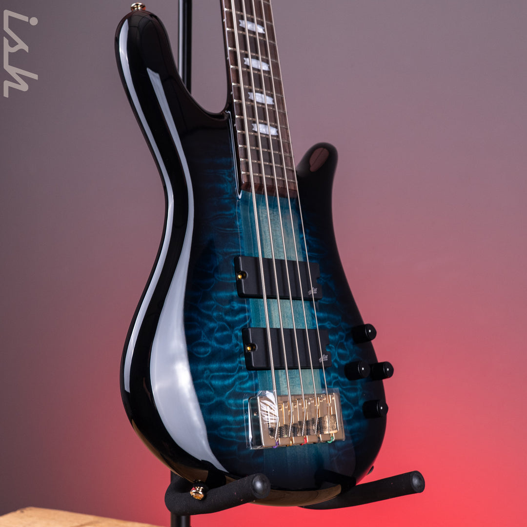 Spector ICON NS-5 Neck Through Black and Blue *New Release*
