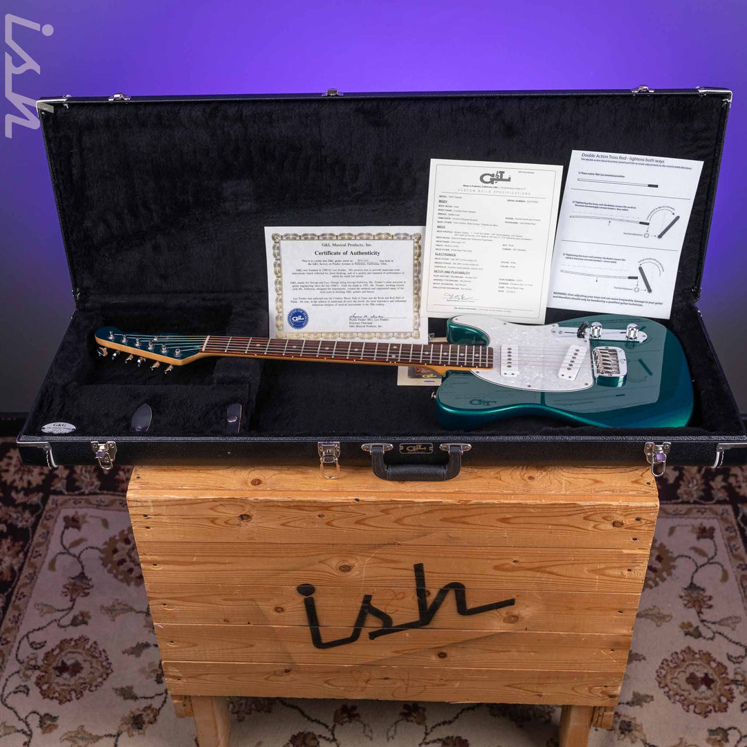 2015 G&amp;L ASAT Special Custom Emerald Green Metallic