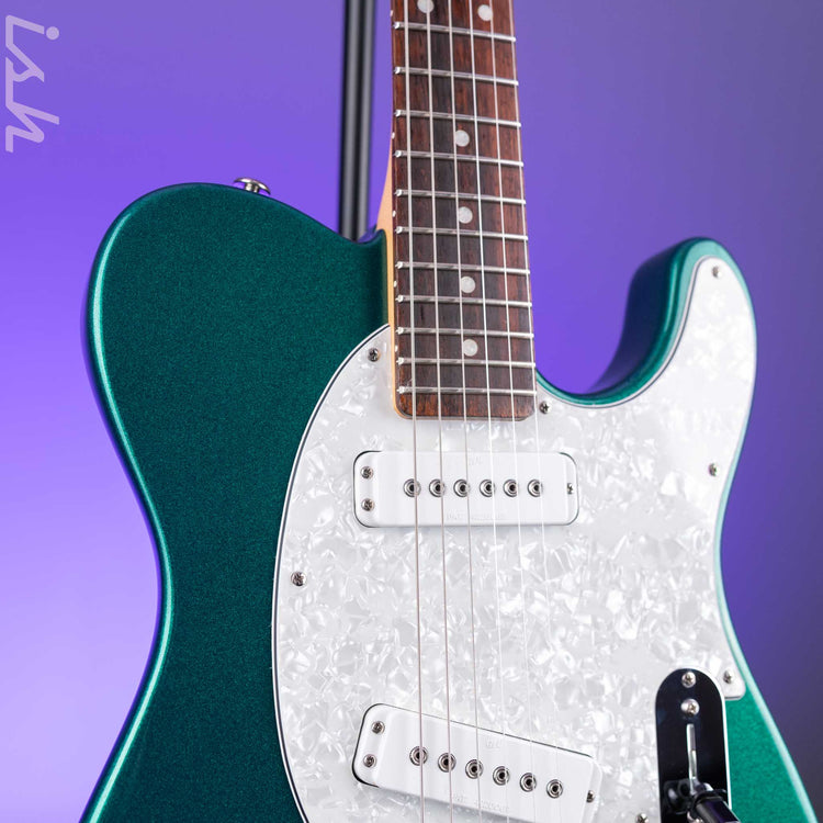 2015 G&L ASAT Special Custom Emerald Green Metallic – Ish Guitars