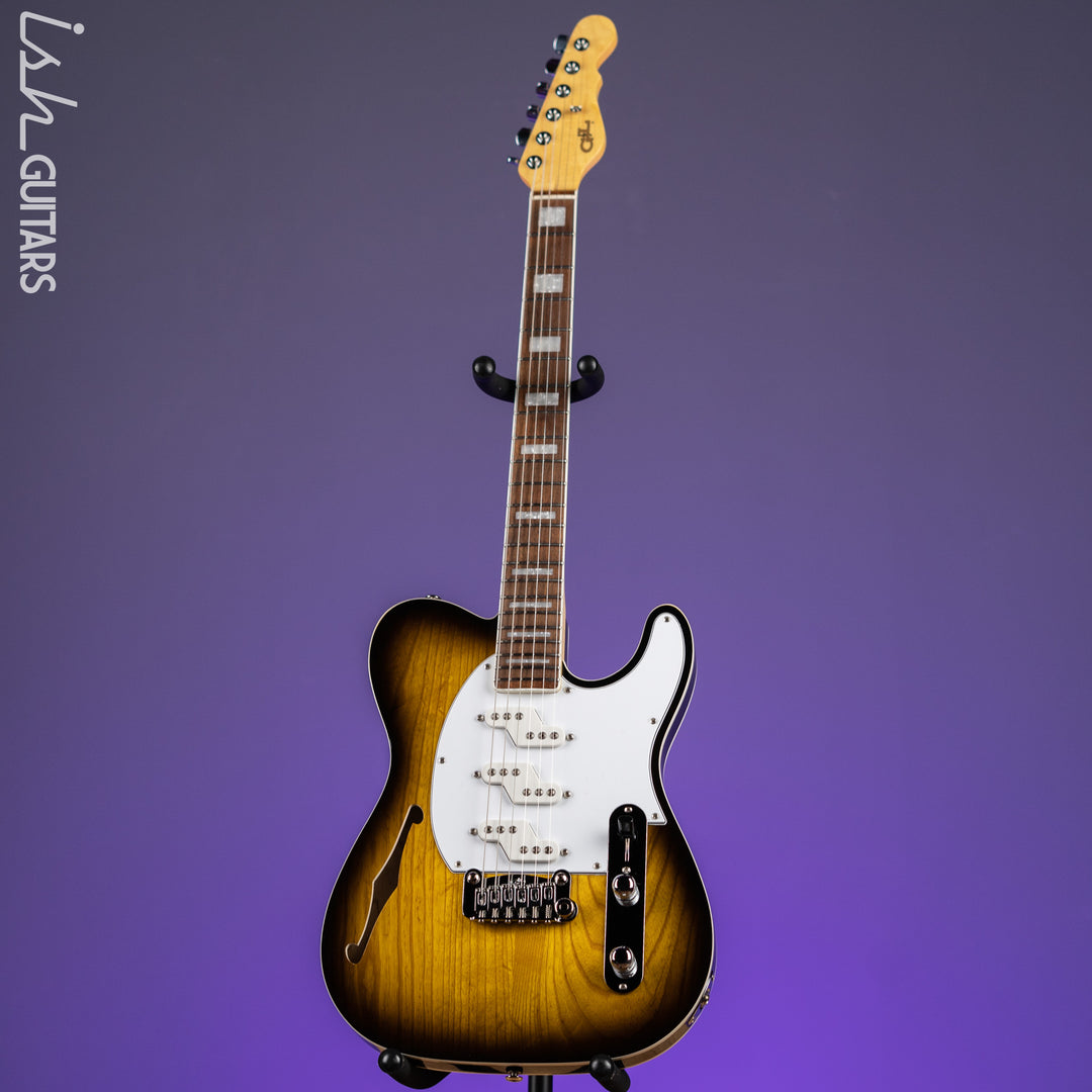 2018 G&amp;L ASAT Z-3 Semi-Hollow 2-Tone Sunburst