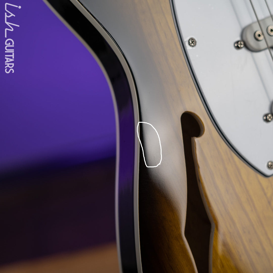 2018 G&amp;L ASAT Z-3 Semi-Hollow 2-Tone Sunburst