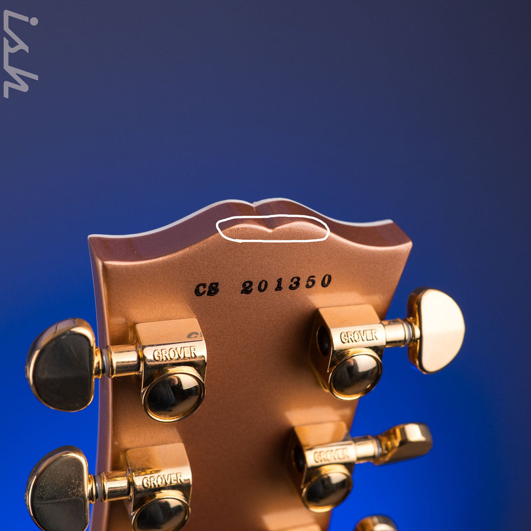 2022 Gibson Les Paul Custom Shop 70th Anniversary PSL Cartridge Brass