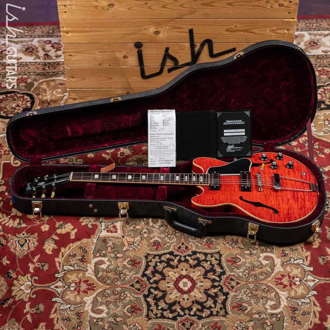 2012 Gibson Custom Shop ES-390 Figured Red
