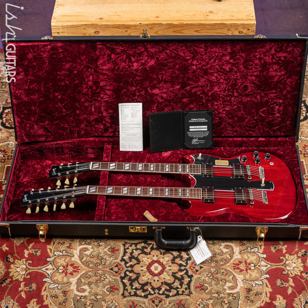 2015 Gibson Custom Shop EDS-1275 Double Neck Cherry Red