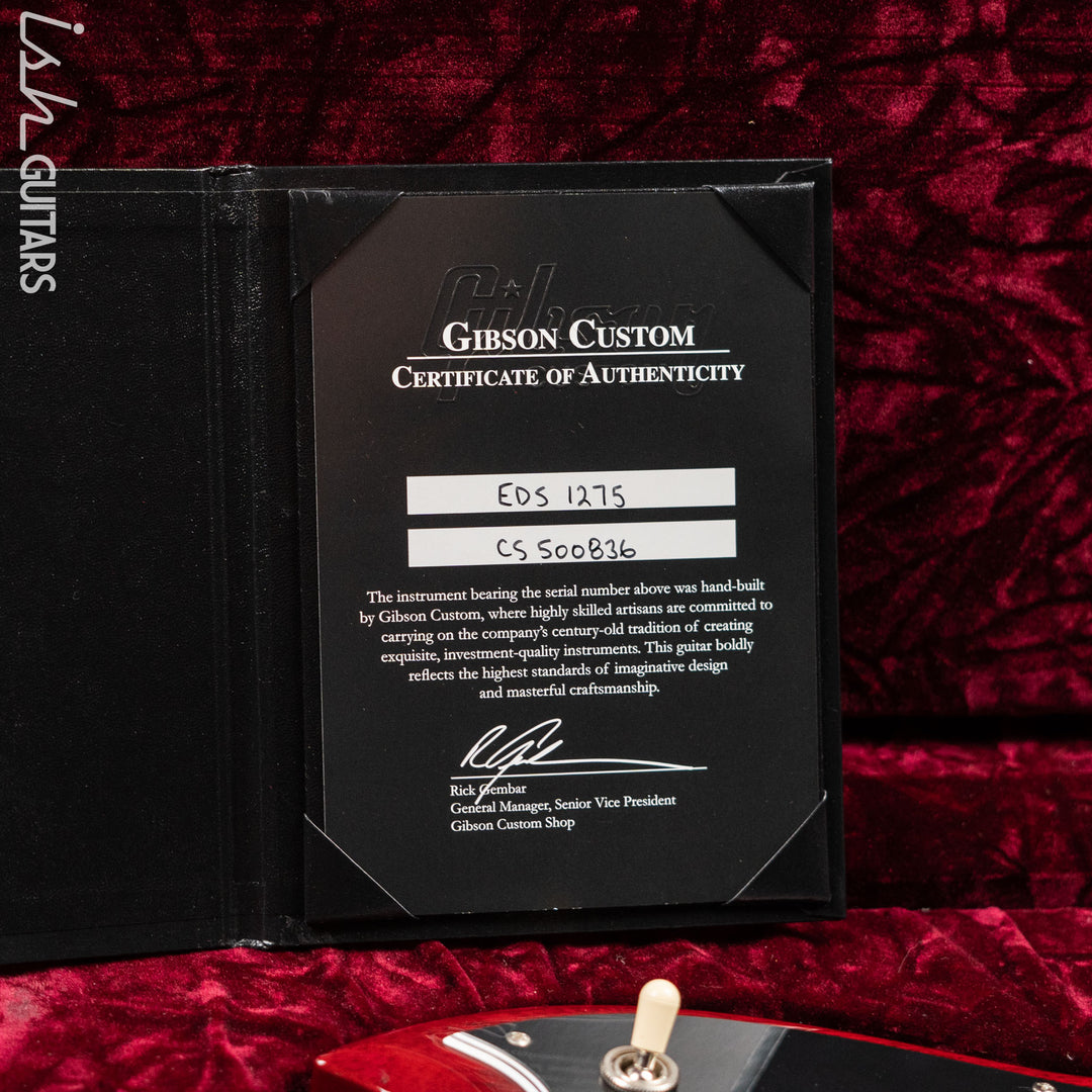 2015 Gibson Custom Shop EDS-1275 Double Neck Cherry Red