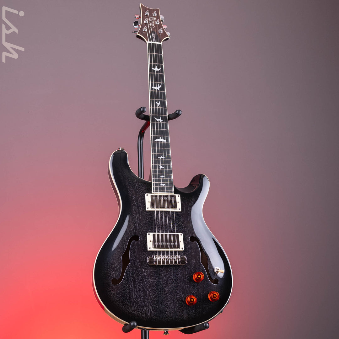 2022 PRS SE Hollowbody II Black Doghair