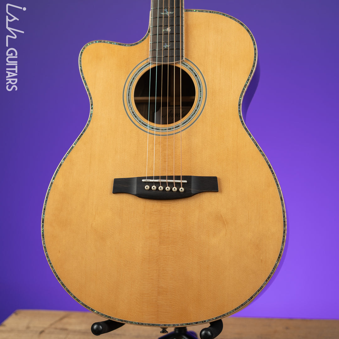 PRS SE AL60E Left Handed Acoustic-Electric Guitar Natural