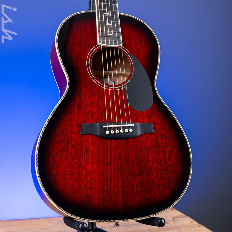 PRS SE Parlor P20E Fire Red Burst *2025 Release!* – Ish Guitars