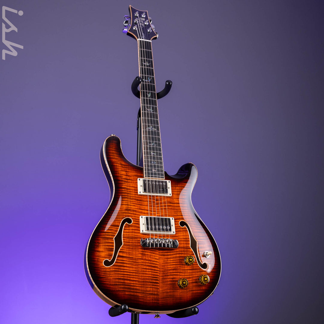 PRS SE Hollowbody II Piezo Orange Tiger Smokeburst *2025 Release!*