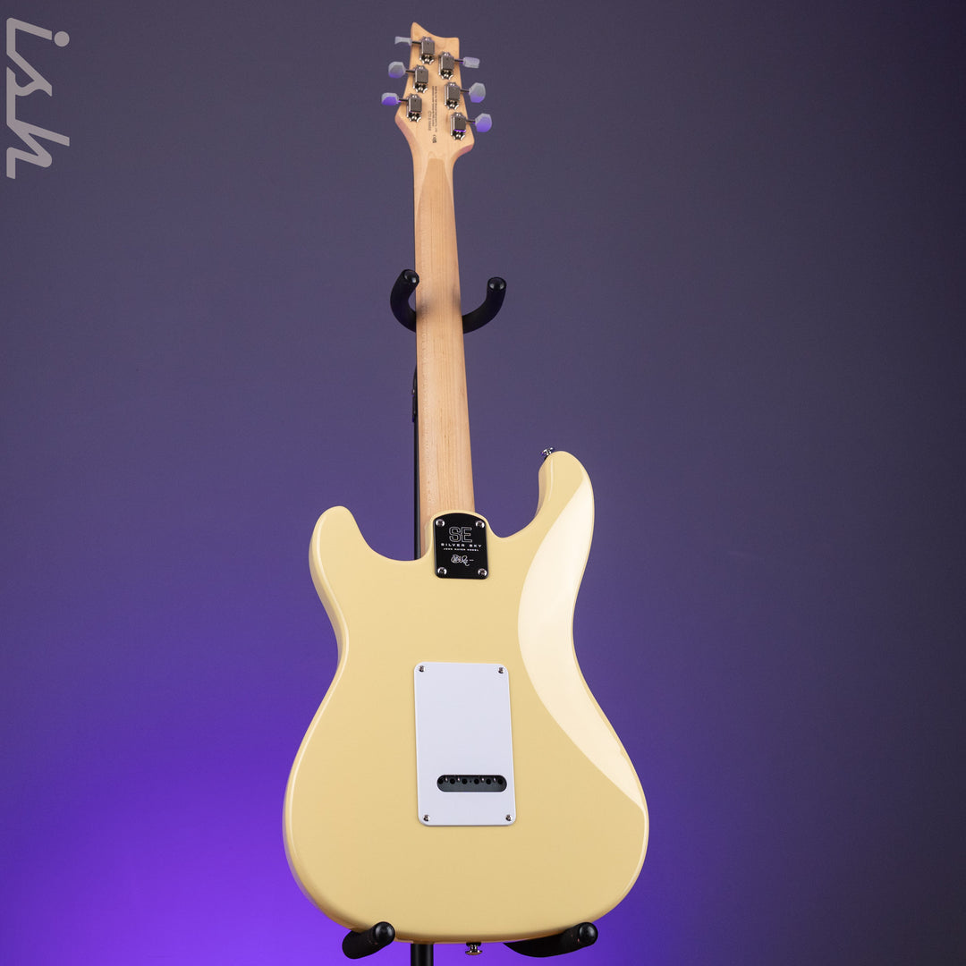 2021 PRS SE Silver Sky Moon White Demo