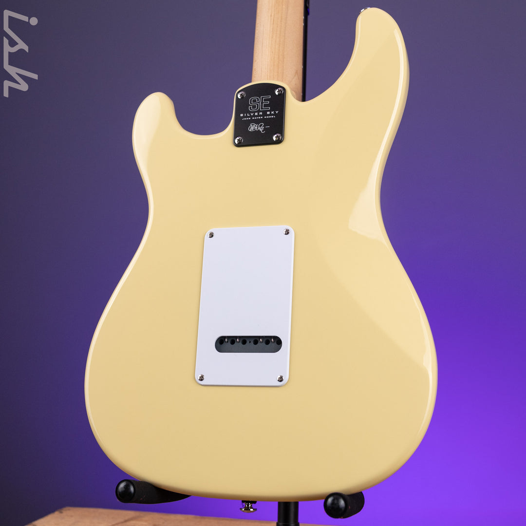 2021 PRS SE Silver Sky Moon White Demo