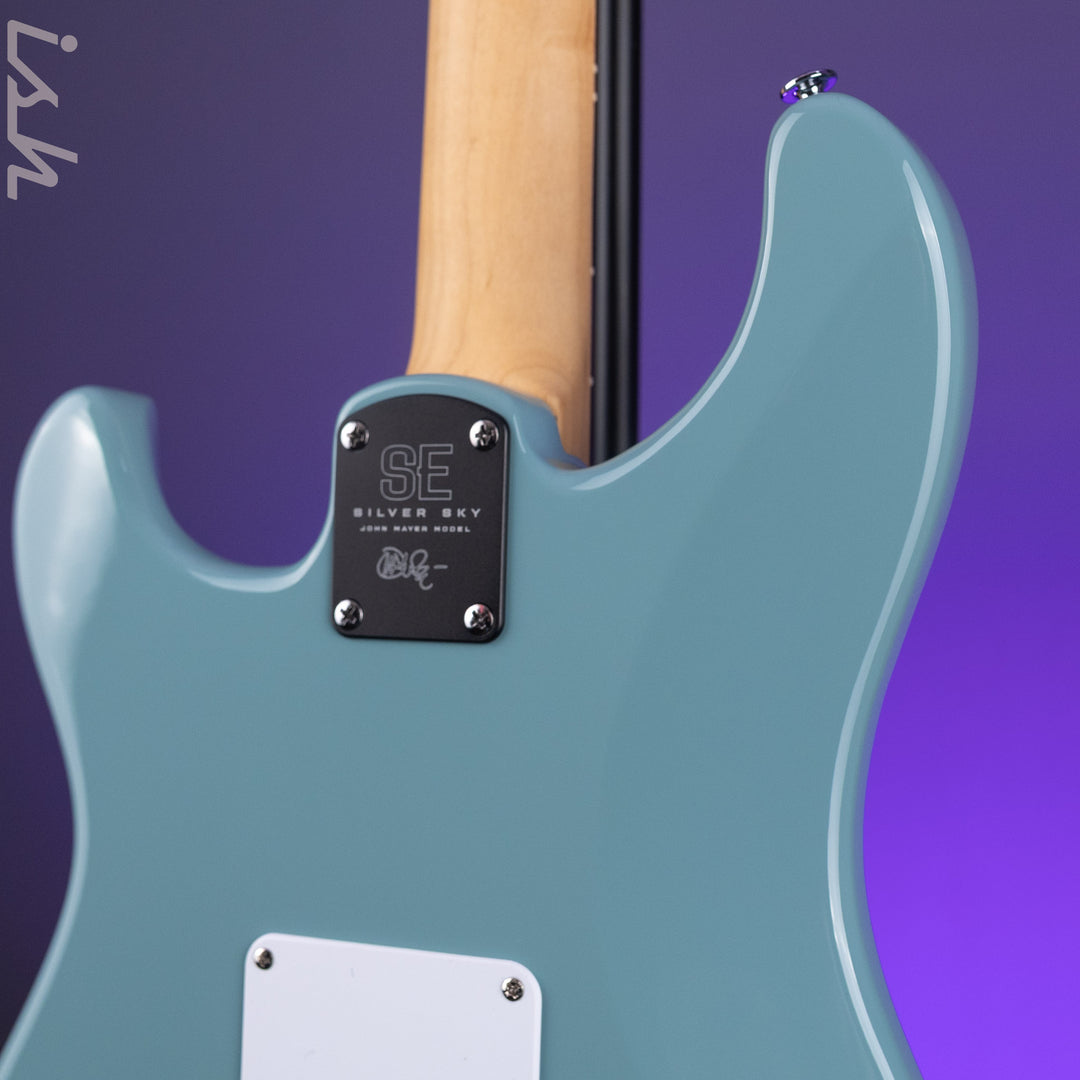 2021 PRS SE Silver Sky Stone Blue Demo