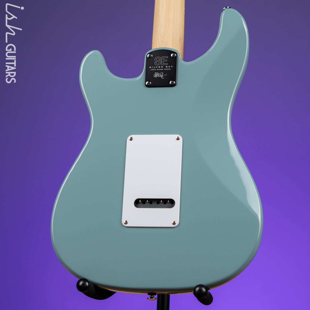 2022 PRS SE Silver Sky Electric Guitar Stone Blue