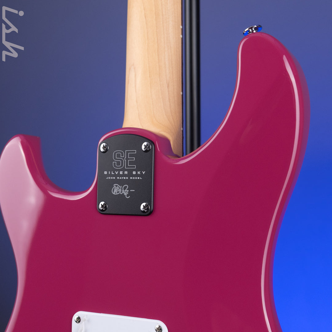 2021 PRS SE Silver Sky Dragon Fruit Demo
