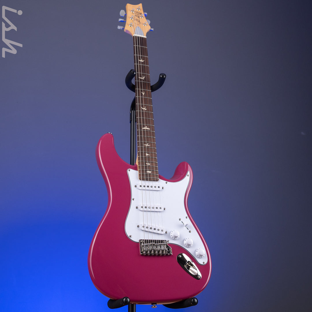 2021 PRS SE Silver Sky Dragon Fruit Demo