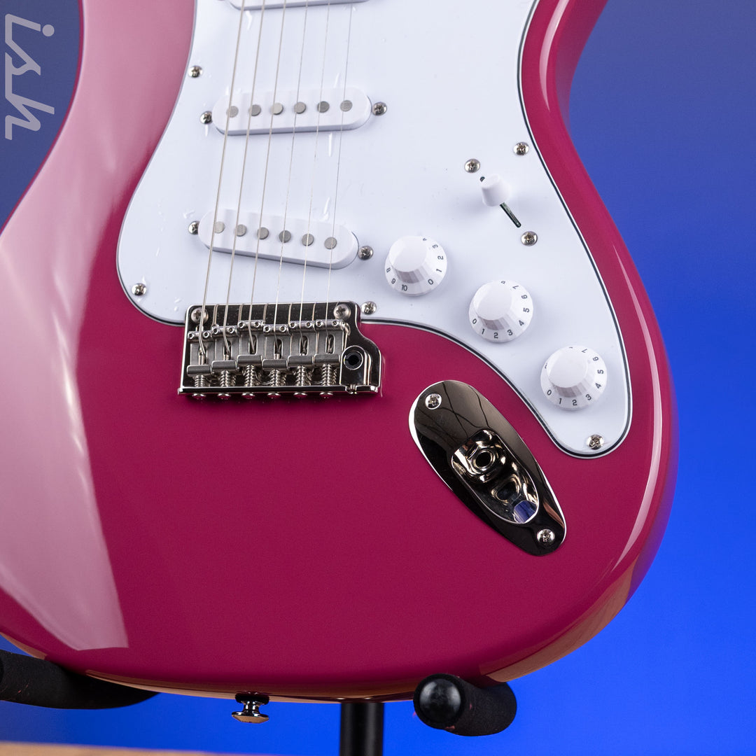 2021 PRS SE Silver Sky Dragon Fruit Demo